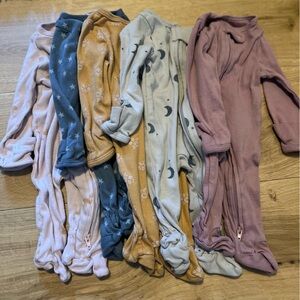 Cloud Island newborn footie onesies